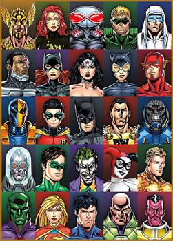 DC Comics Faces 1000 Piece Jigsaw Puzzle