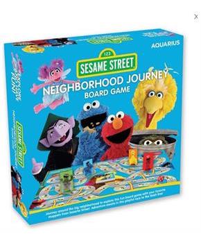 Sesame Street Neighborhood Journey Family Board Game | 2-4 Players