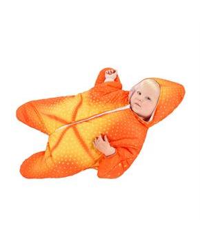Orange Starfish Infant Onesie Costume | Small