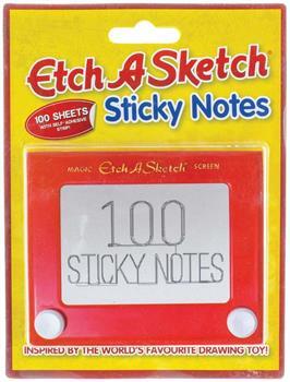Etch-A-Sketch Sticky Notes