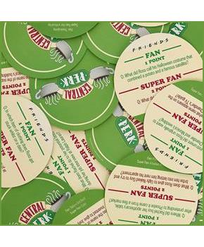 Friends Central Perk Trivia Drink Coasters | Set of 20