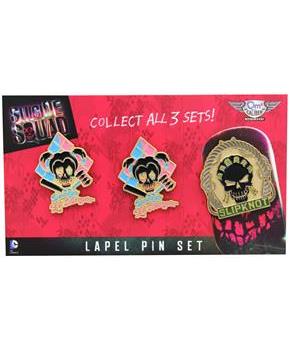 Suicide Squad Lapel Pin 3-Pack, Set 3
