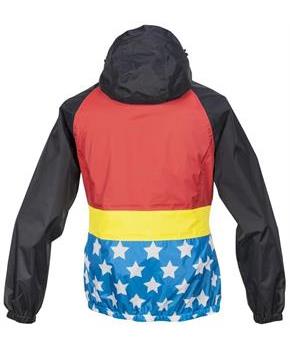 DC Comics Wonder Woman Zip Raincoat For Women | Wind And Waterproof Jacket