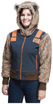 Marvel Rocket Raccoon Women's Bomber Jacket | Guardians Of The Galaxy Apparel