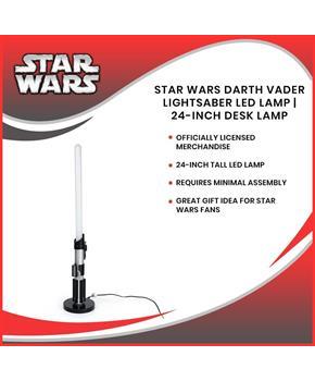 Star Wars Darth Vader Lightsaber LED Lamp | 24-Inch Desk Lamp