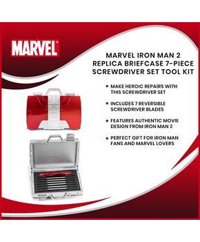 Marvel Iron Man 2 Replica Briefcase 7-Piece Screwdriver Set Tool Kit