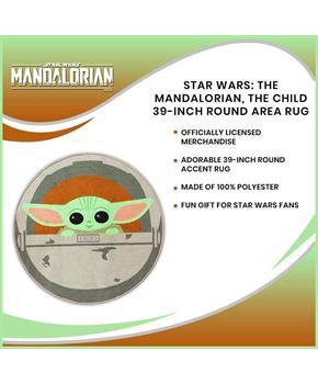 Star Wars: The Mandalorian, The Child 39-Inch Round Area Rug