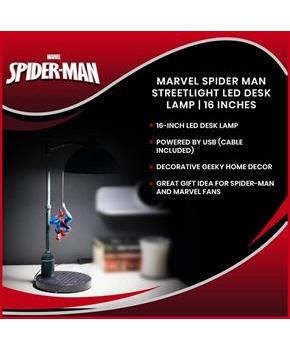 Marvel Spider Man Streetlight LED Desk Lamp | 16 Inches