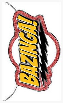Big Bang Theory Bazinga Flash Necklace