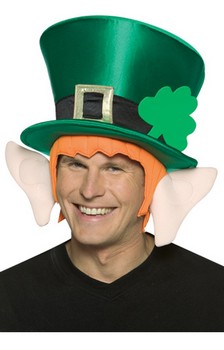 St Patrick's Day Leprechaun Top Hat With Ears