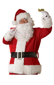 Regal Regency Plush Santa Suit Adult Costume