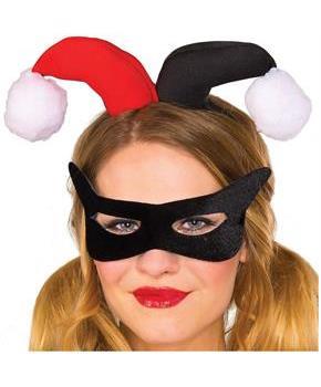 Harley Quinn Adult Eyemask/Headpiece Kit Costume Accessory