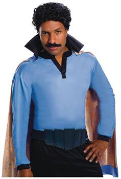 Star Wars Classic Lando Calrissian Adult Wig & Mustache Costume Set