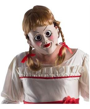 Annable Adult Costume Mask with Wig