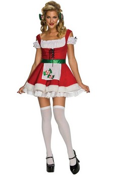 Sexy Christmas Peppermint Candy Dress Adult Costume