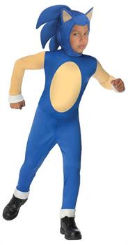 Sonic The Hedgehog Jumpsuit and Mask Costume Child
