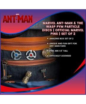 Marvel Ant-Man & The Wasp Pym Particle Discs | Official Marvel Pins | Set of 2