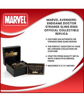 Marvel Avengers: Endgame Doctor Strange Sling Ring Official Collectible Replica