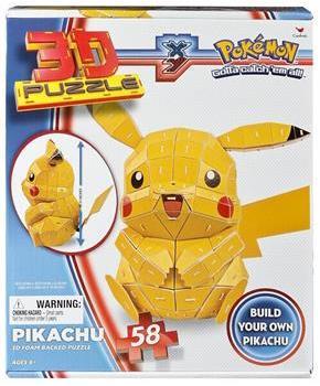 Pokemon Pikachu 3D Foam Backed 58-Piece Puzzle