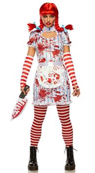 Evil Fast Food Girl Adult Costume