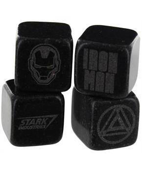 Marvel Iron Man Cold Stones, Set of 4 Granite Beverage Cubes