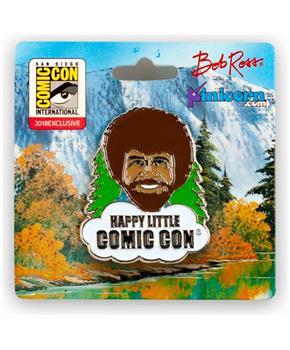 Bob Ross Collectibles Happy Little Comic Con Enamel Collector Pin