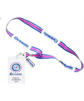 Lost Oceanic Airlines Lanyard with ID Card & Charm
