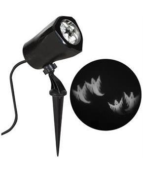 Halloween LED Lightshow Projection: Whirl-A-Motion Ghosts (White)