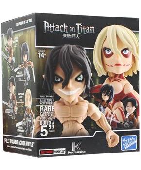 Attack on Titan Series 1 Blind Box 3" Action Vinyl, One Random