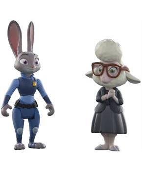 Disney Zootopia Character 2-Pack Judy Hopps and Bellwether Figures