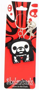 Skelanimals PVC Character Keychain: Max the Bulldog