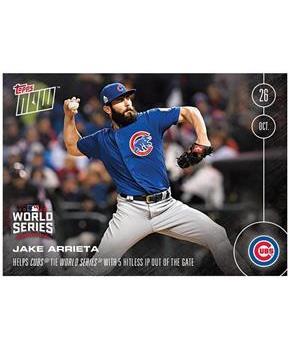Chicago Cubs Jake Arrieta #632 Topps NOW 5 Hitless IP Out Of The Gate
