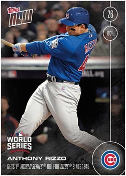 MLB Chicago Cubs Anthony Rizzo #633 2016 Topps NOW Trading Card