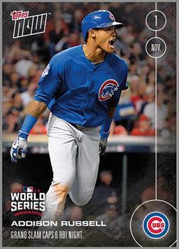 MLB Chicago Cubs Addison Russell #651 2016 Topps NOW Trading Card