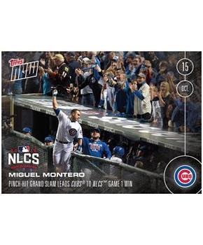MLB Chicago Cubs Miguel Montero #589 Topps NOW Trading Card