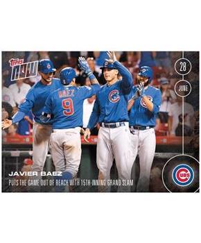 Chicago Cubs, Javier Baez MLB 2016 Topps NOW Card 191