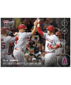 MLB LA Angels C.J. Cron #204 2016 Topps NOW Trading Card