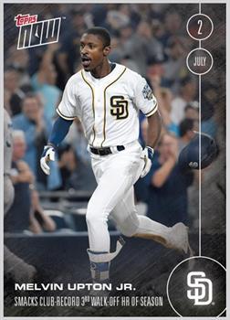 MLB San Diego Padres Melvin Upton Jr. #205 2016 Topps NOW Trading Card