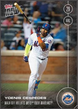 MLB NY Mets Yoenis Cespedes #405 Topps NOW Trading Card
