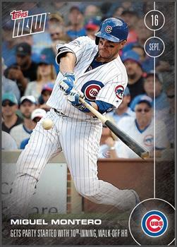 MLB Chicago Cubs Miguel Montero #561 Topps NOW Trading Card