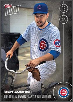 MLB Chicago Cubs Ben Zobrist #475 Topps NOW Trading Card