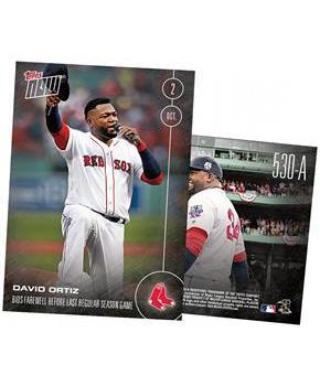 MLB Boston Red Sox David Ortiz #530A Topps NOW Trading Card