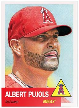 LA Angels #22 Albert Pujols MLB Topps Living Set Card