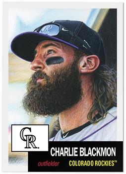 Colorado Rockies #31 Charlie Blackmon MLB Topps Living Set Card