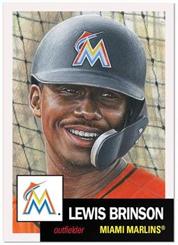 Miami Marlins #33 Lewis Brinson MLB Topps Living Set Card