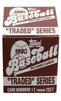 MLB 1990 Topps Baseball Traded Series | Set of 132 Cards