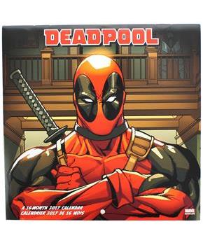 Marvel Deadpool 2017 Wall Calendar