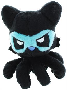 Tentacle Kitty 4" Little One Plush, Ninja (Black)