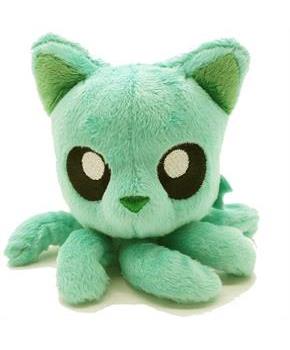 Tentacle Kitty Little One 4 Inch Plush | Seafoam Green