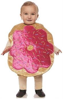 Pink Donut Belly Plush Baby Costume